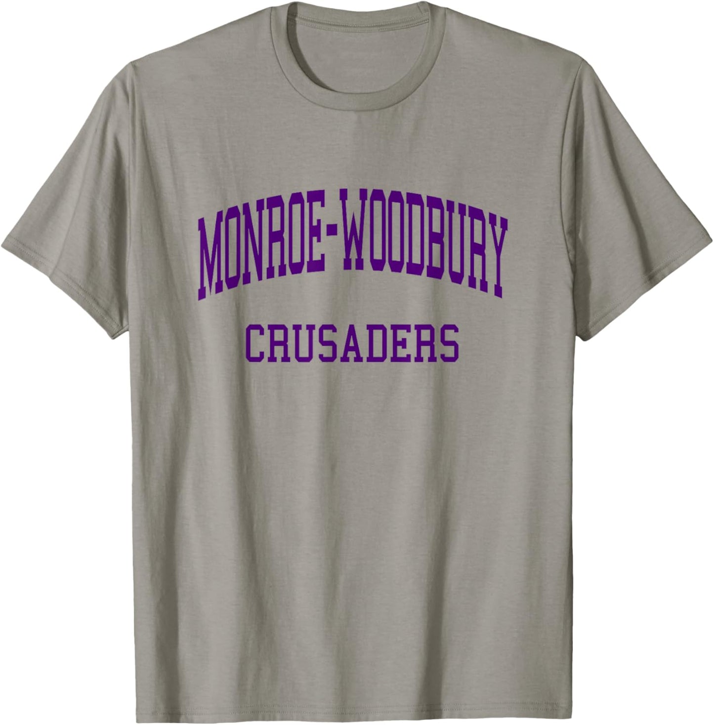 Monroe-Woodbury High School HS Central Valley NY Retro T-Shirt - T-Shirt | Sand