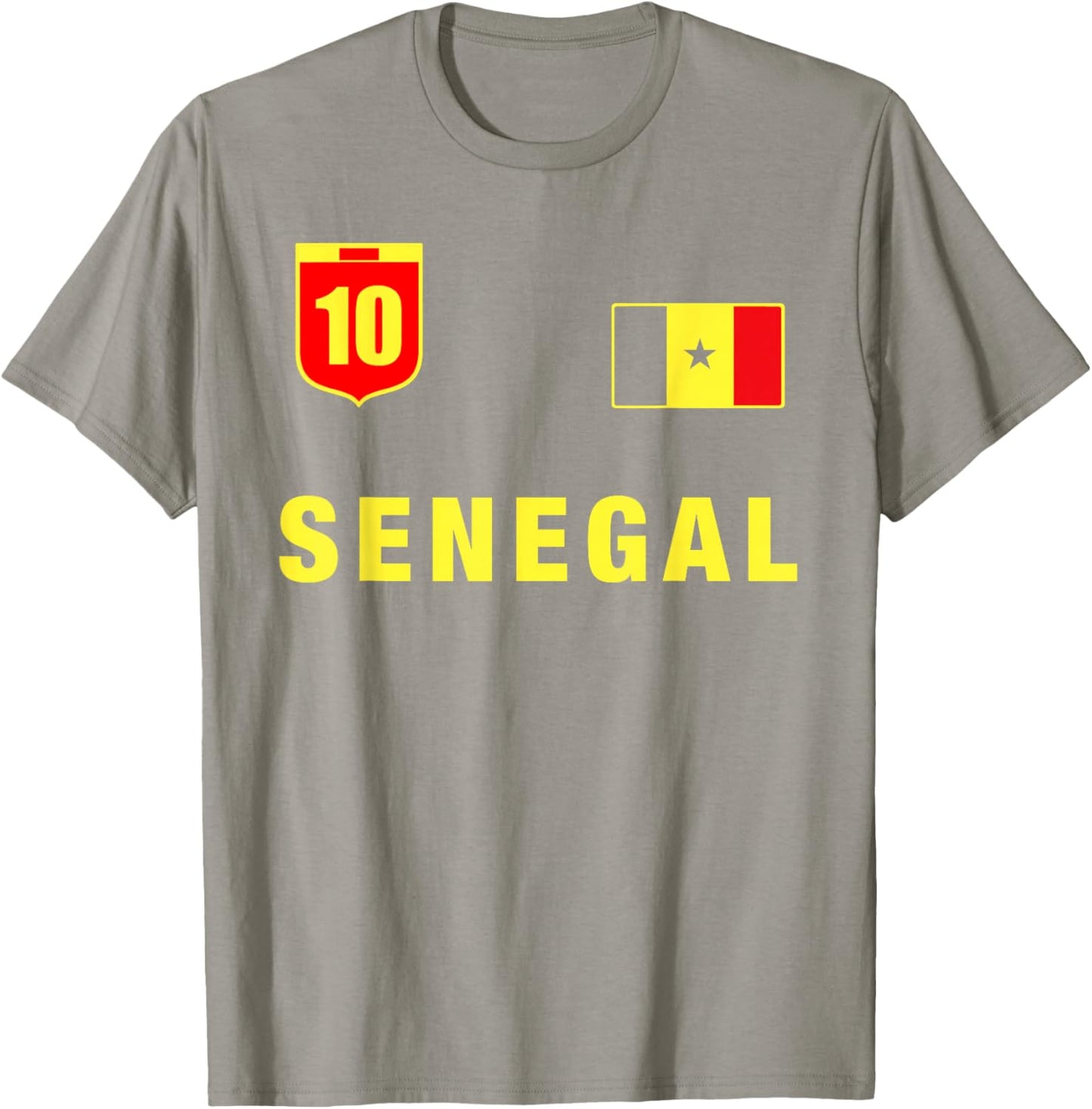 Senegal Outfit Senegal Clothing Green Senegal Design T-Shirt - T-Shirt | Sand