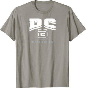 DC Defenders: Football Outline T-Shirt - T-Shirt | Sand