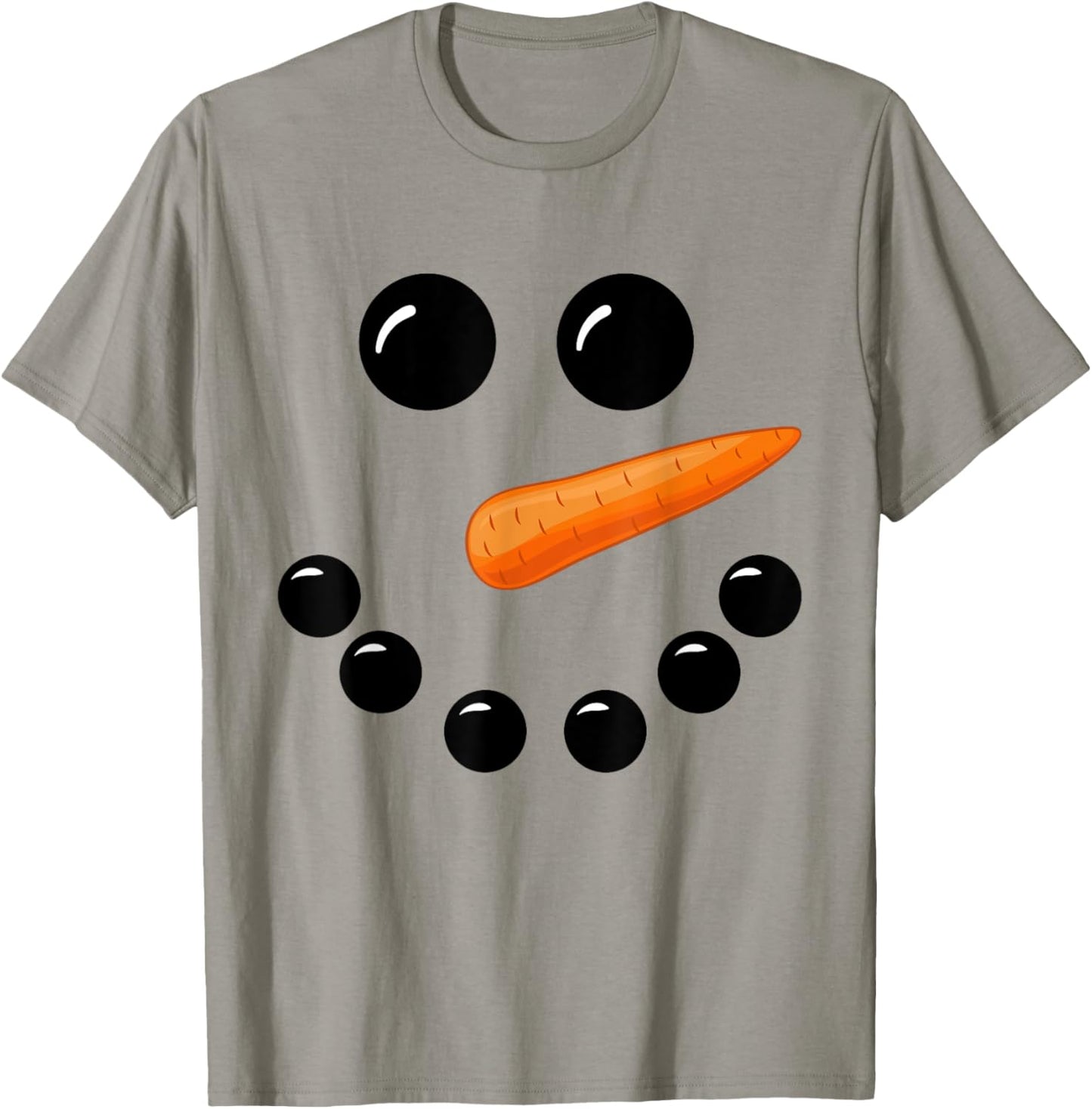 Snowman Face Shirt Boys Children Toddlers Funny Christmas T-Shirt - T-Shirt | Sand