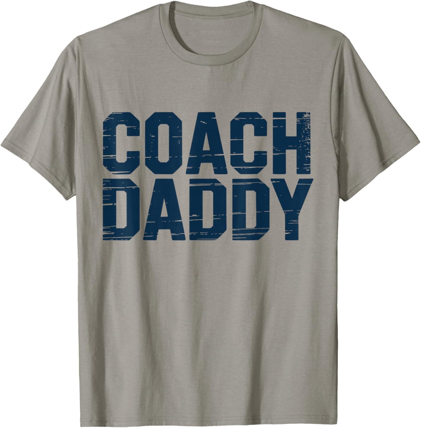 Coach Daddy Best Coach Dad Funny Sports T-Shirt - T-Shirt | Sand