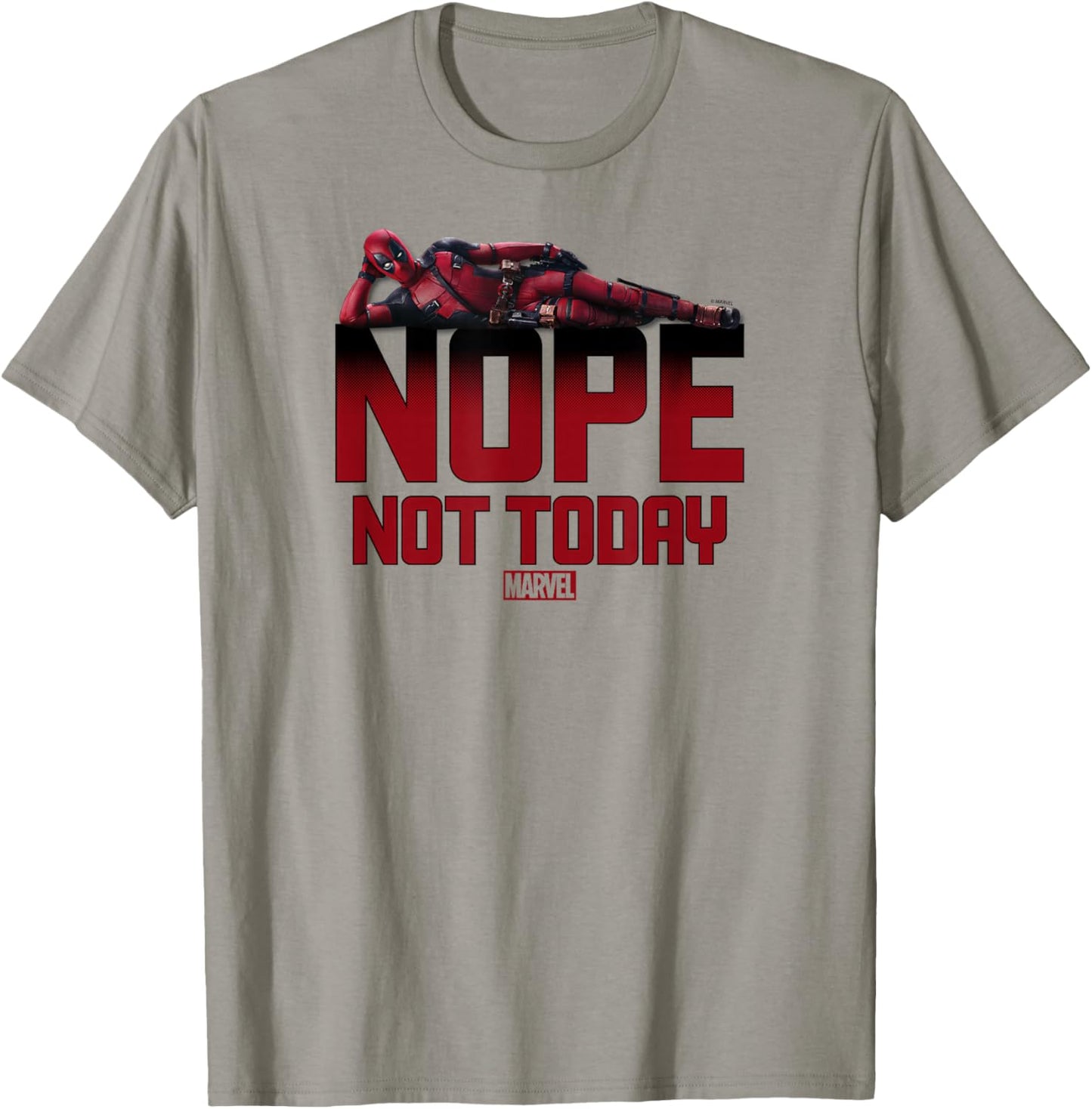Deadpool - Nope Not Today T-Shirt - T-Shirt | Sand