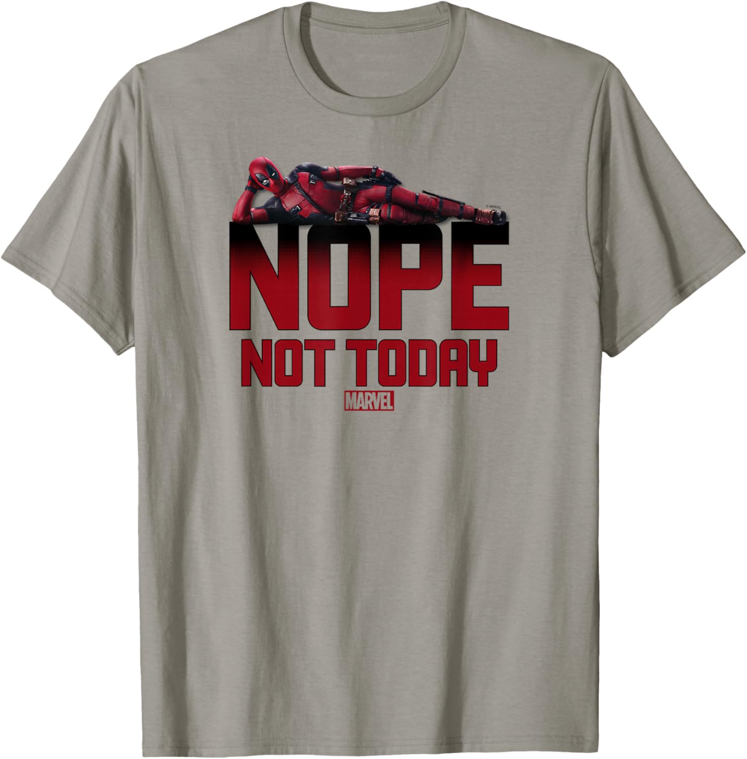 Deadpool - Nope Not Today T-Shirt - T-Shirt | Sand