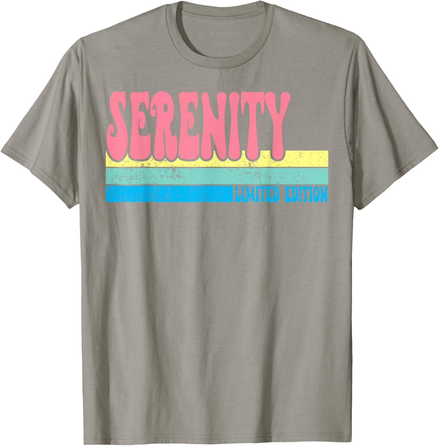 SERENITY Name Personalized Cute Idea Groovy Women SERENITY T-Shirt - T-Shirt | Sand