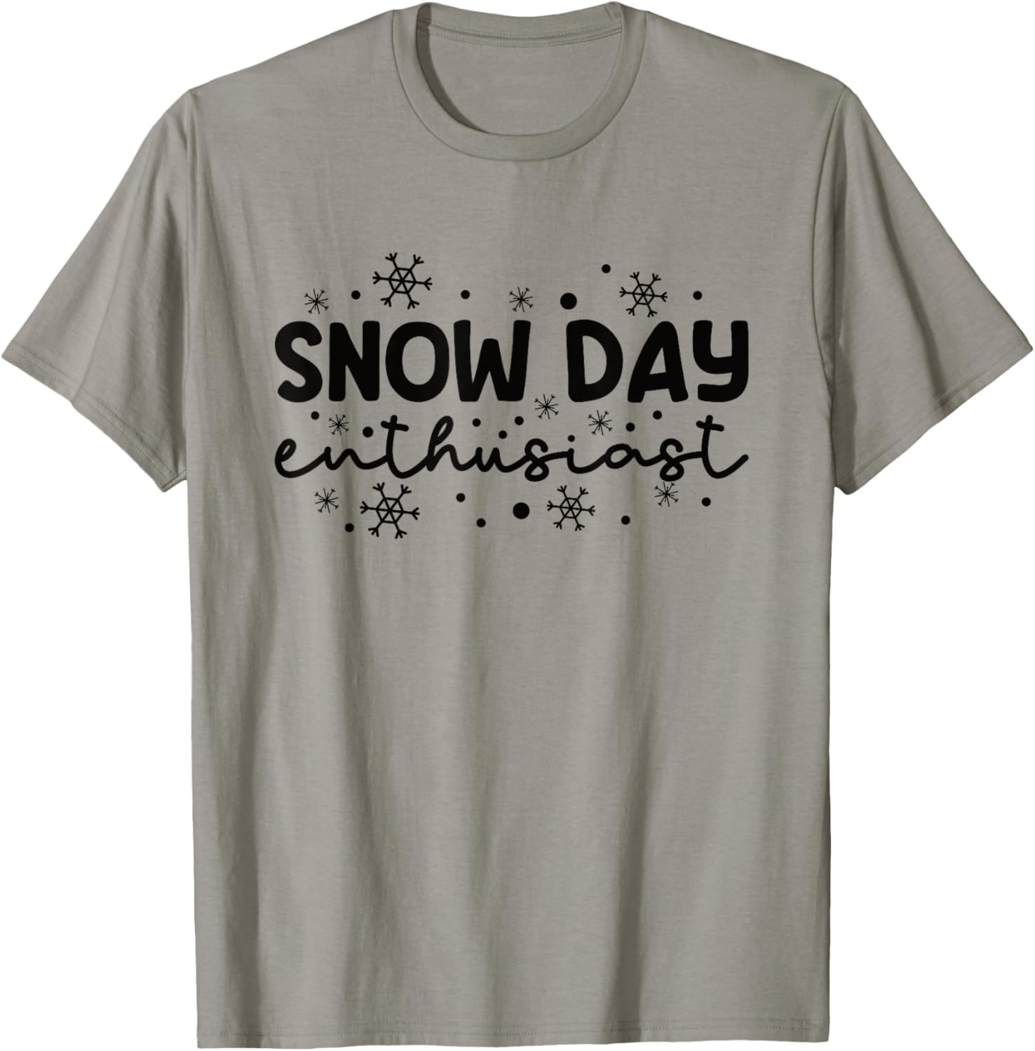 Supporter Of Snow Day Enthusiast T-Shirt - T-Shirt | Sand