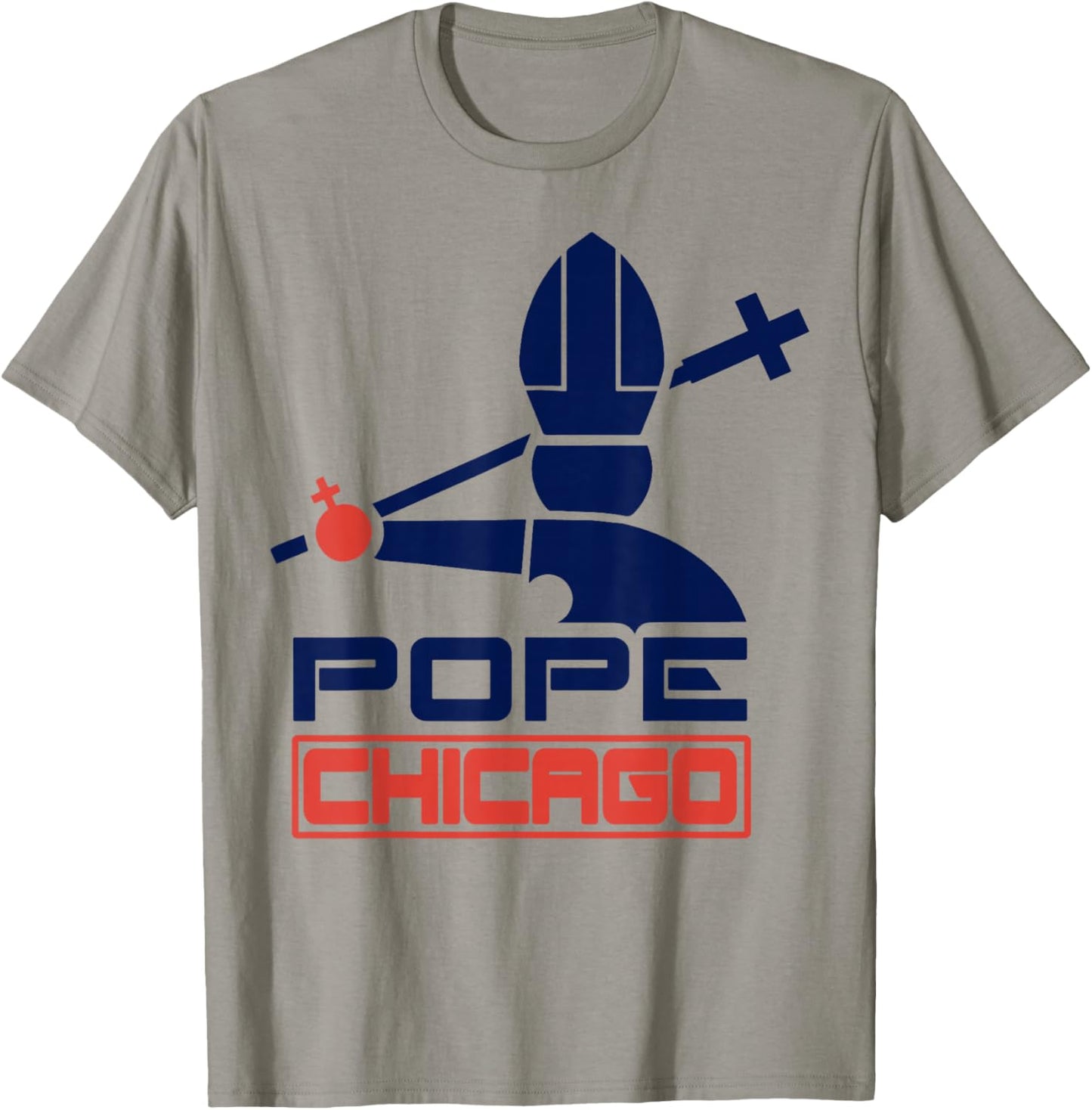 Da Pope Leo XIV Baseball Pope Leo XIV Pope Chicago T-Shirt - T-Shirt | Sand