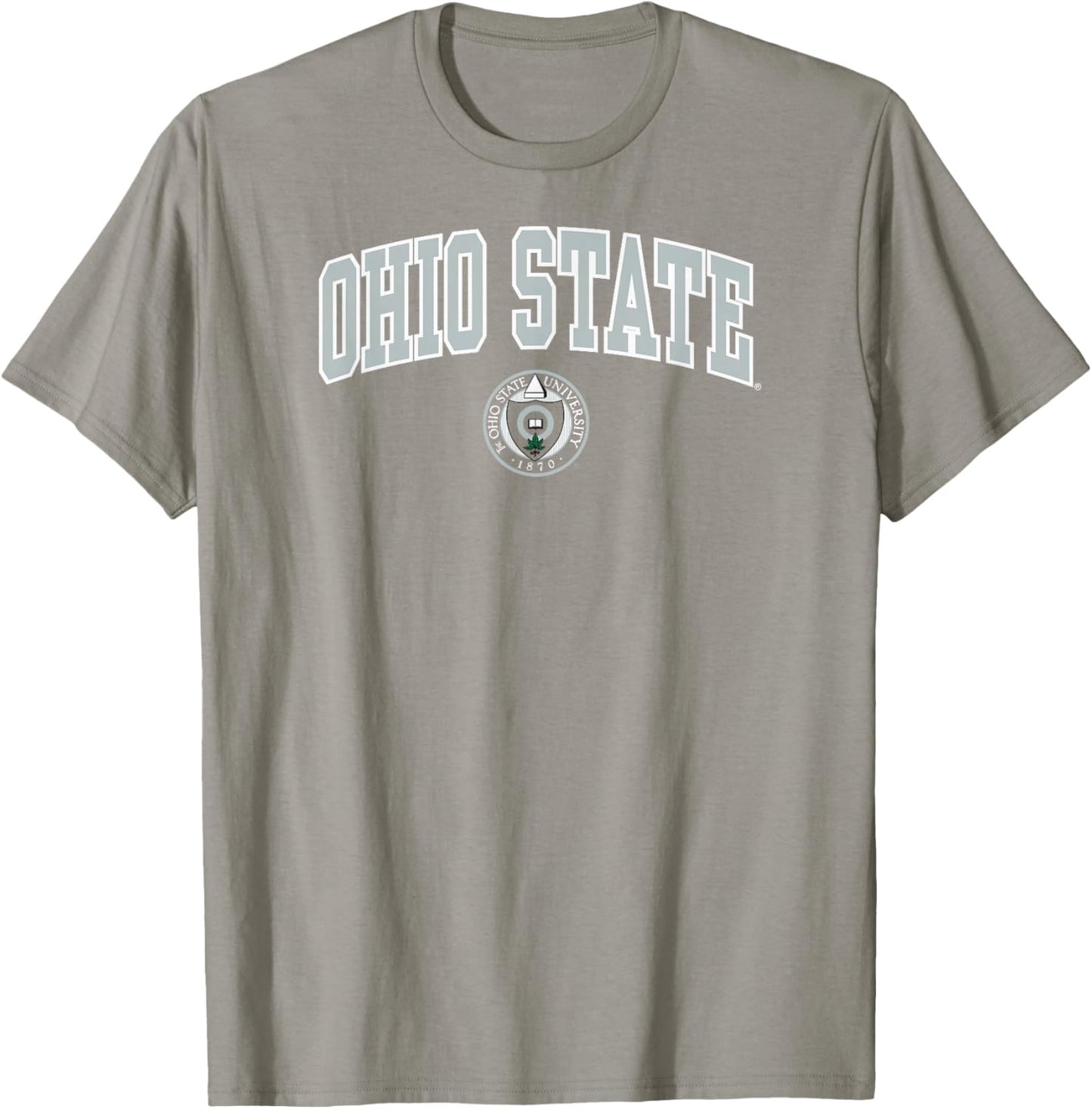Ohio State Buckeyes Heritage Collection Arch Over Red T-Shirt - T-Shirt | Sand