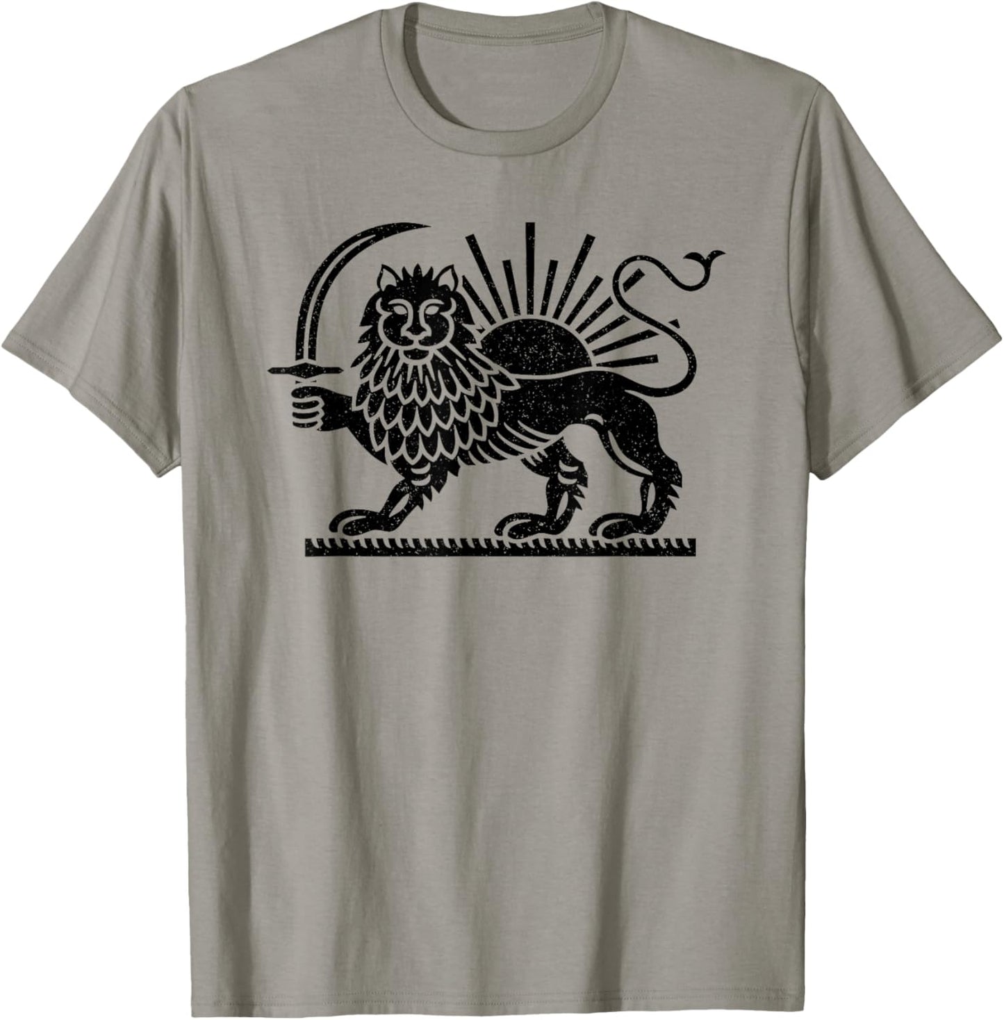 Symbole du Lion et du Soleil perse Iran T-Shirt - T-Shirt | Sand