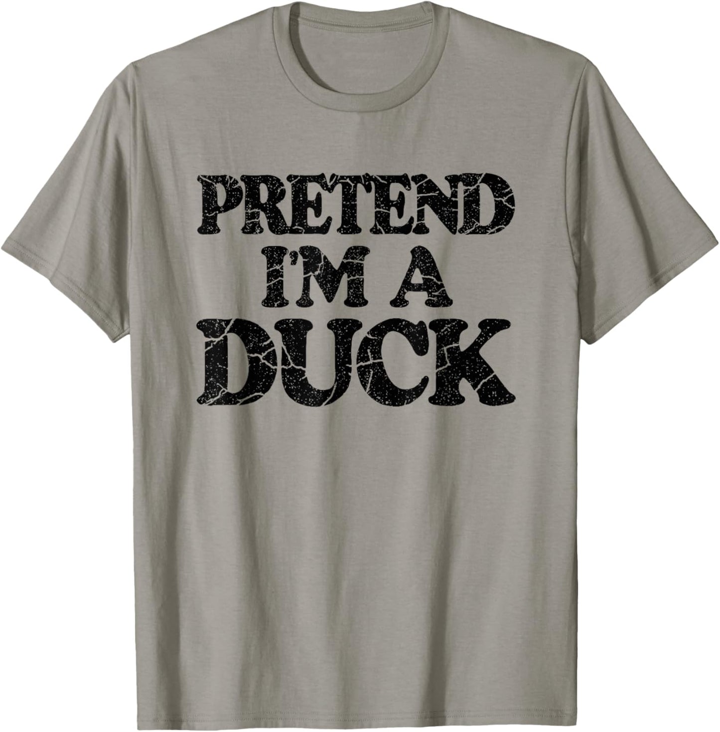 Pretend I'm A Duck Shirt Kids DIY Easy Halloween Costume T-Shirt - T-Shirt | Sand