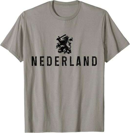 Nederland Netherlands Lion Dutch Holland Vintage T-Shirt - T-Shirt | Sand