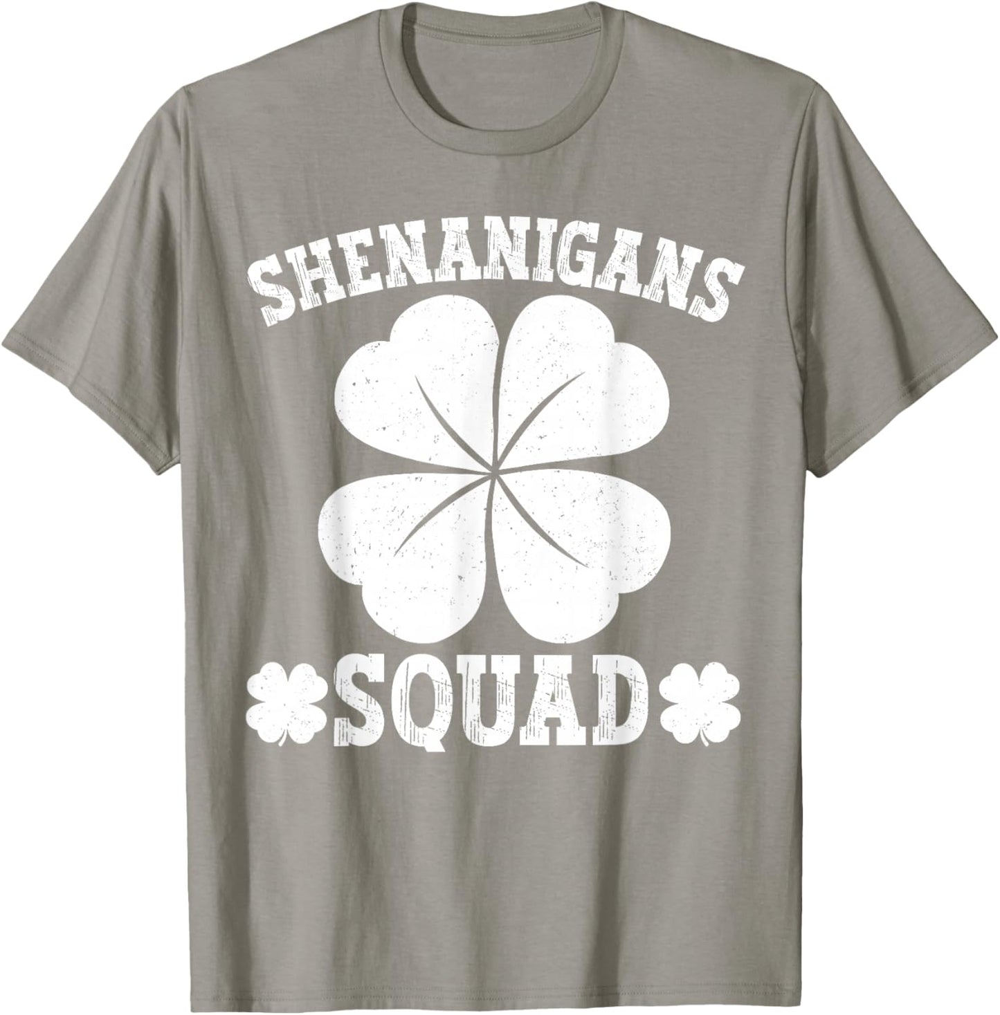 Vintage Shenanigans Squad Funny St Patrick's Day Proud Irish T-Shirt - T-Shirt | Sand