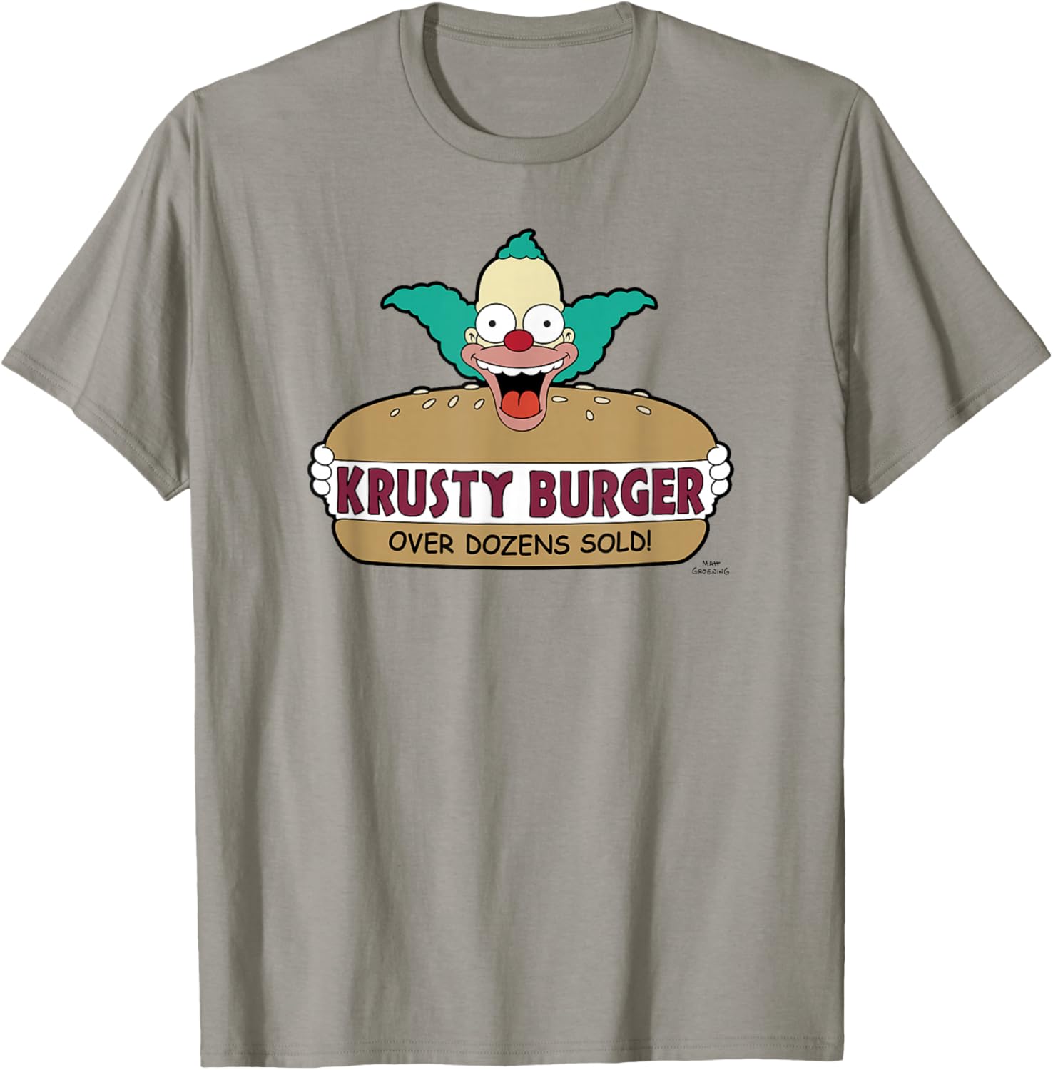 The Simpsons Krusty Burger Over Dozens Sold T-Shirt - T-Shirt | Sand