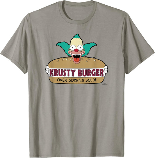 The Simpsons Krusty Burger Over Dozens Sold T-Shirt - T-Shirt | Sand