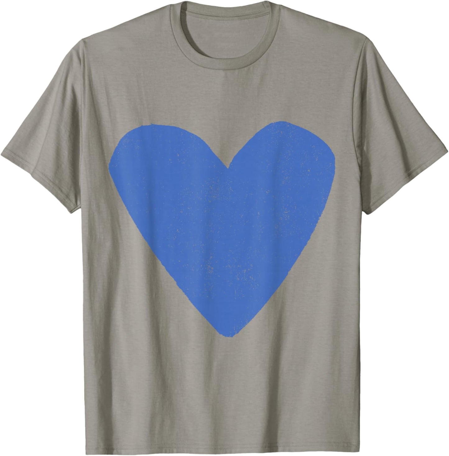 Love Heart Light Blue Sky Color Sport Grey T-Shirt - T-Shirt | Sand