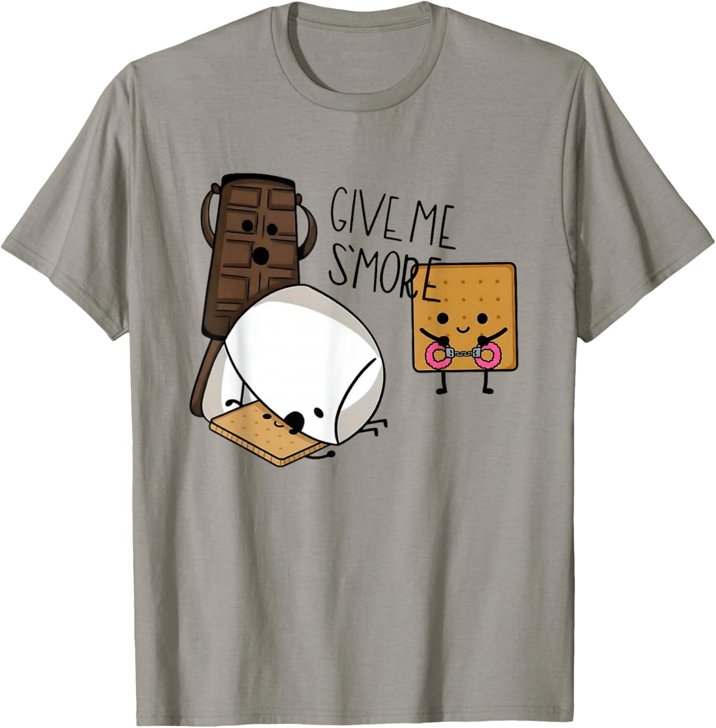 Give me S'More Funny Adult Shirts S'More Joke T-Shirt - T-Shirt | Sand
