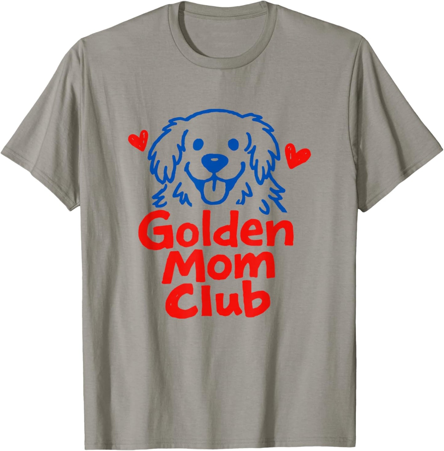 Golden Retriever Dog Mom Club T-Shirt - T-Shirt | Sand