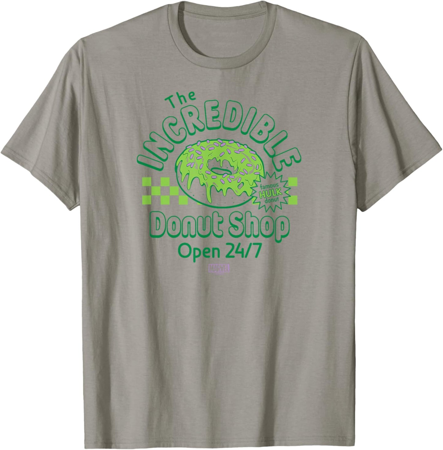 Hulk - Incredible Donut Shop T-Shirt - T-Shirt | Sand