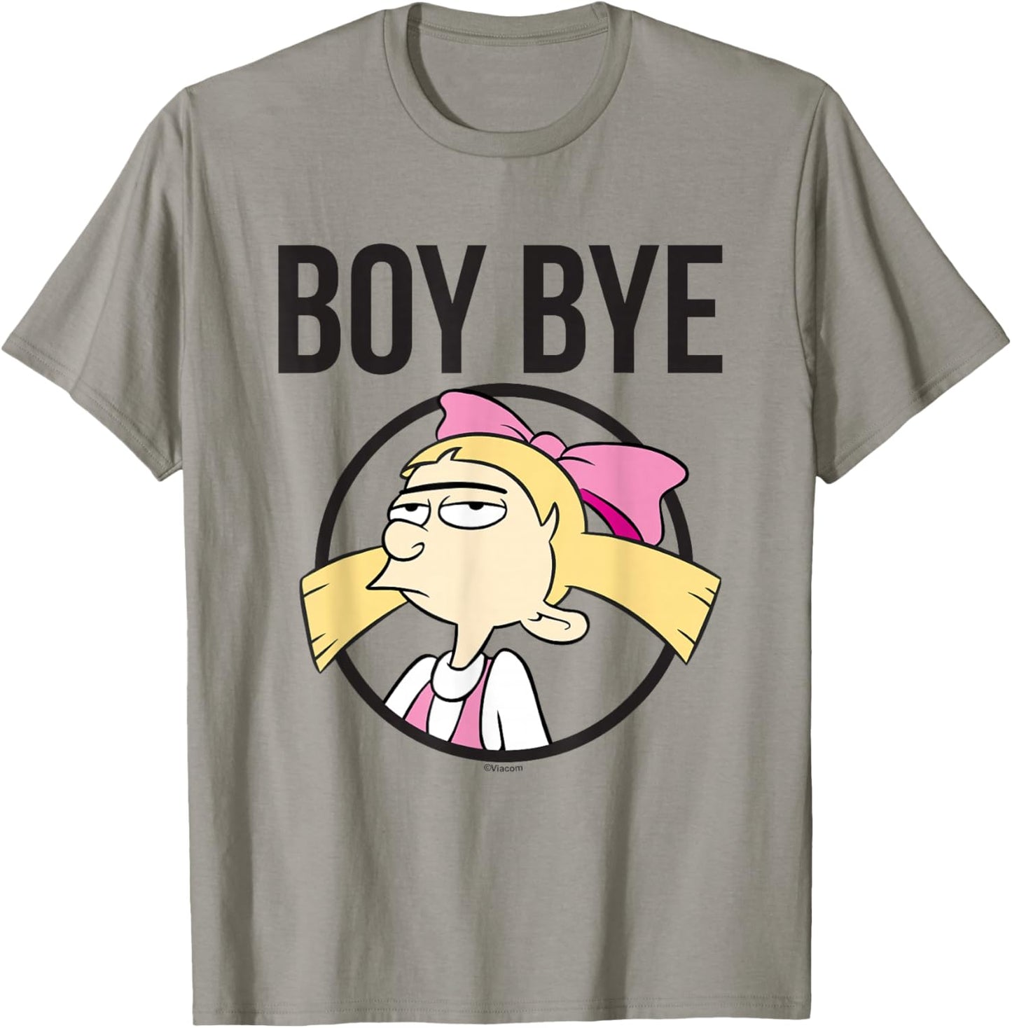 Hey Arnold! Iconic Helga Boy Bye Big Chest Portrait Frame T-Shirt - T-Shirt | Sand