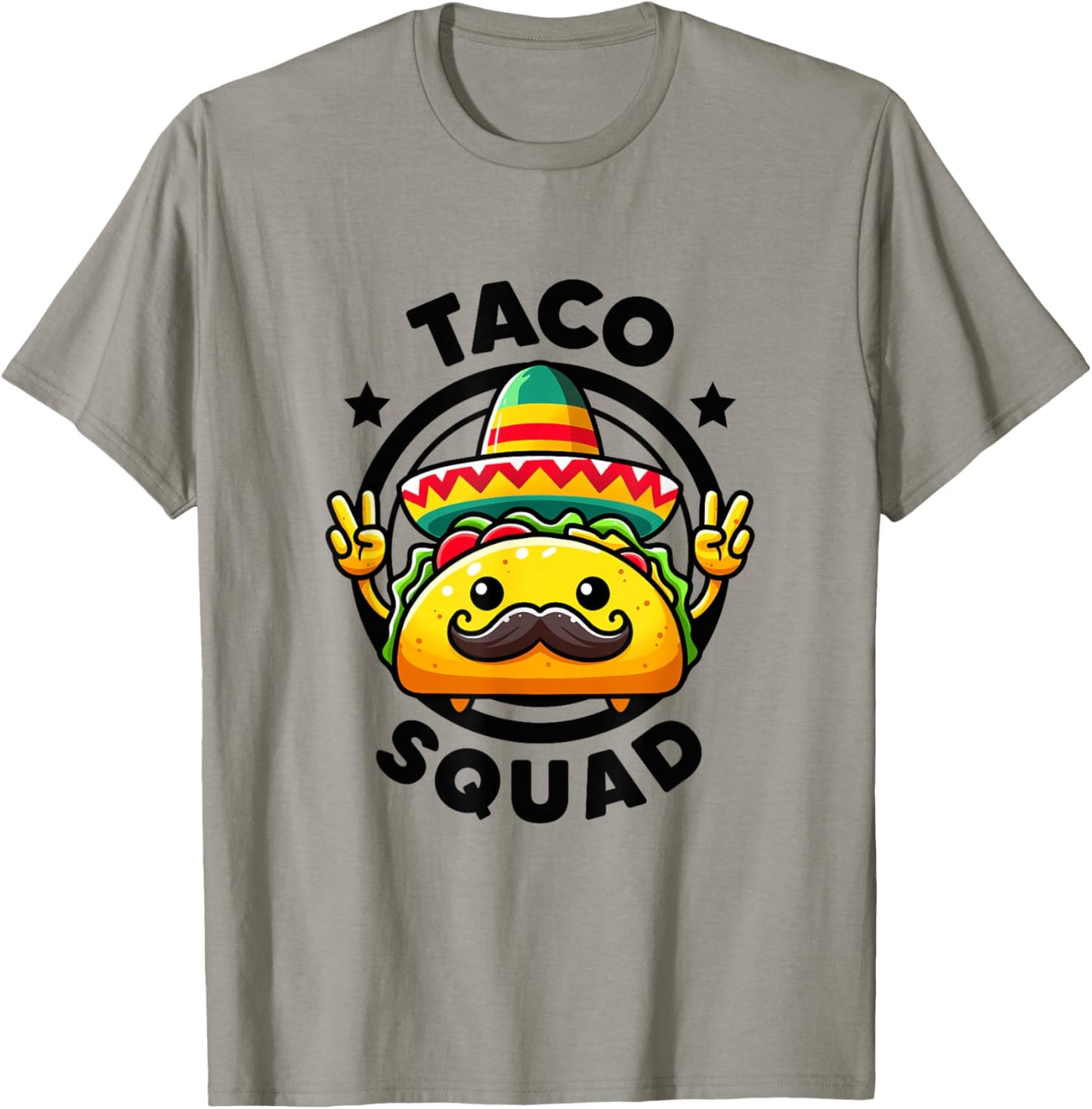 Taco Squad Funny Mexican Taco Tuesday Taco 'Bout Team Taco T-Shirt - T-Shirt | Sand