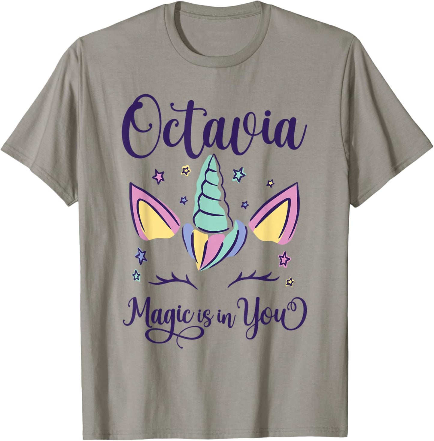 First Name Octavia Personalized I Love Octavia T-Shirt - T-Shirt | Sand