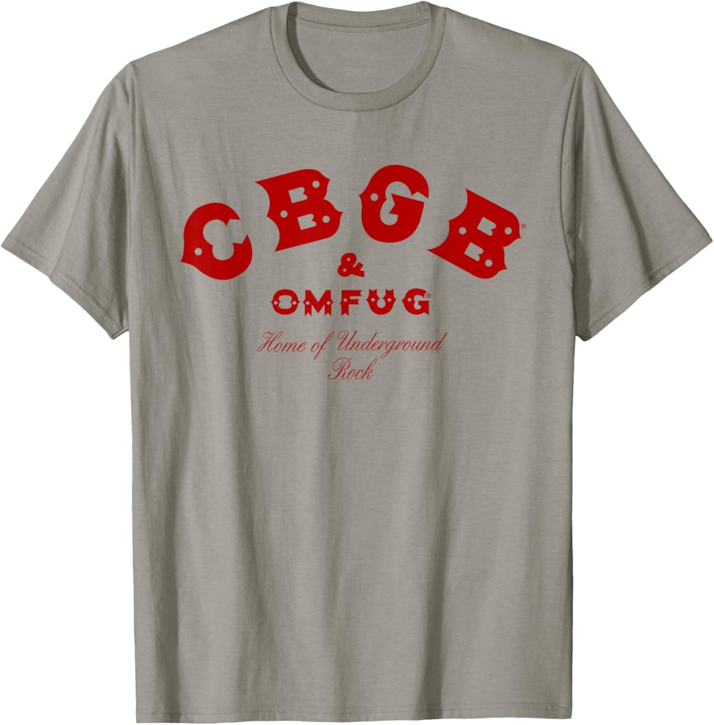 CBGB – Classic Logo Red On Pink T-Shirt - T-Shirt | Sand