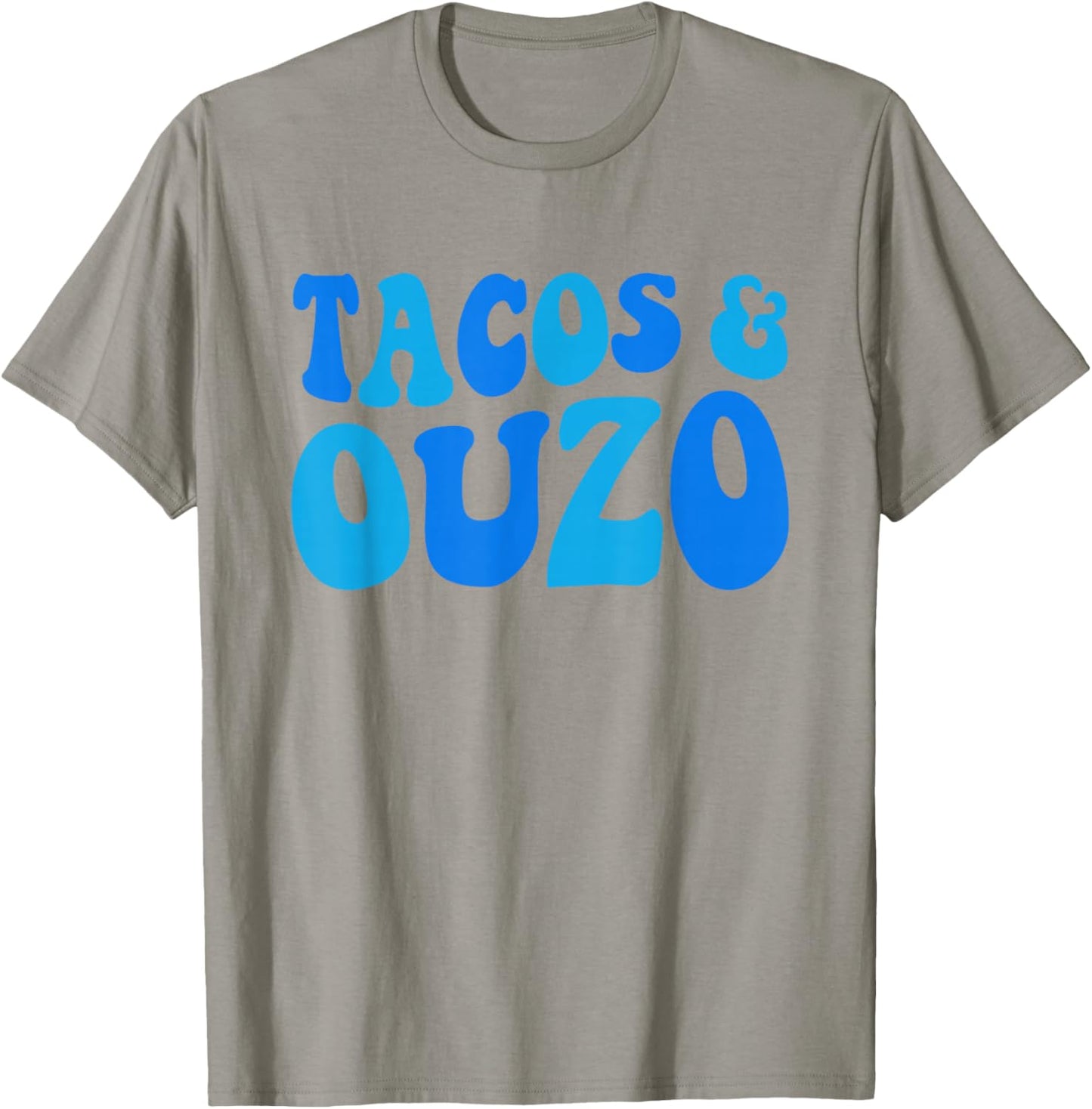 Greek Mexican Ouzo Tacos Hispanic Heritage Month Greek Party T-Shirt - T-Shirt | Sand