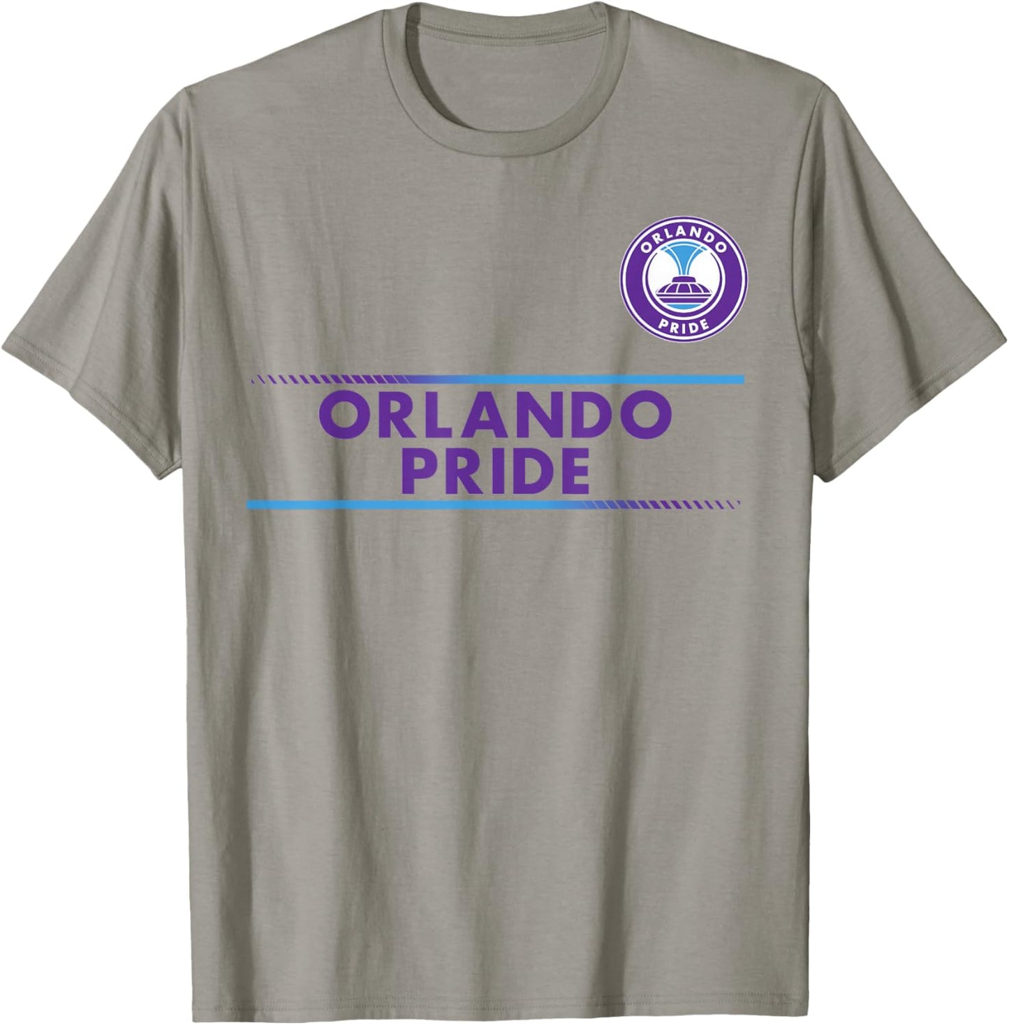 Officially Licensed Orlando Pride Soccer NWSL Apparel T-Shirt - T-Shirt | Sand