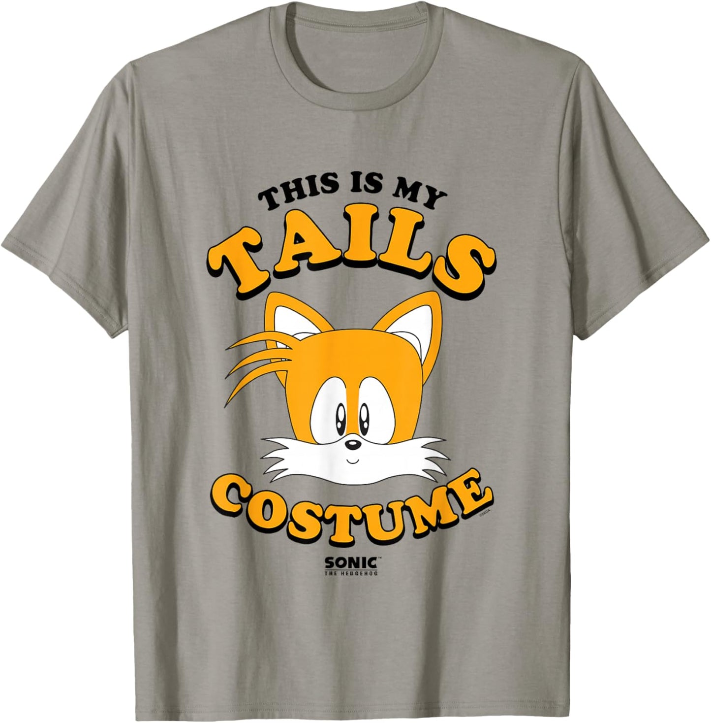 Sonic The Hedgehog Halloween This Is My Tails Retro Costume T-Shirt - T-Shirt | Sand