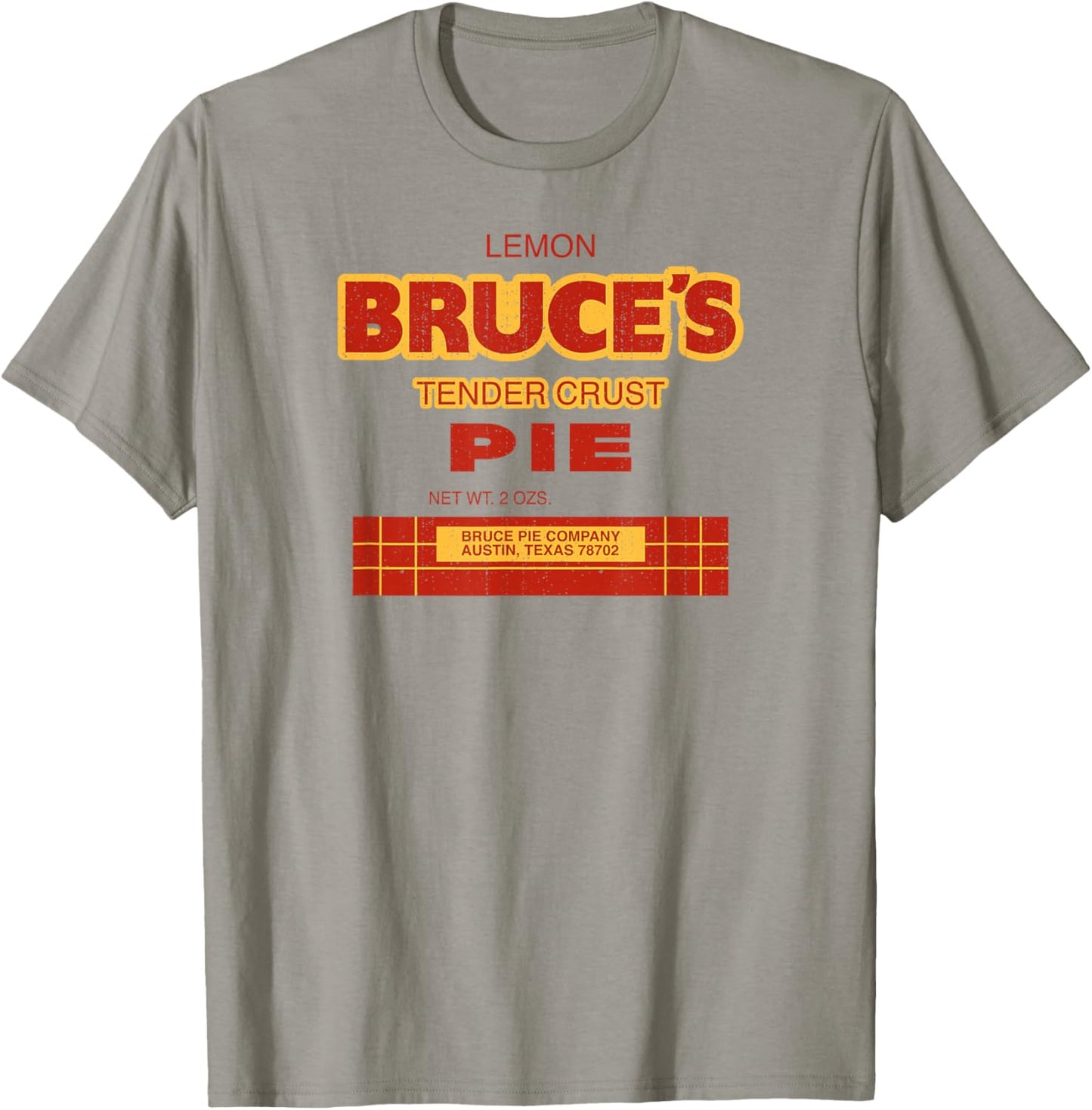 Vintage Texas Culture Local Favorite Bruce's Pies Austin TX T-Shirt - T-Shirt | Sand