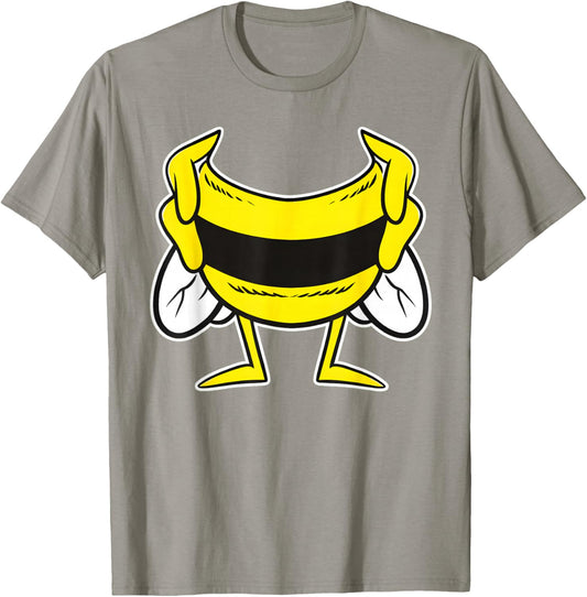 Bee Costume Shirt Kids Men Women Bumblebee Costume Halloween T-Shirt - T-Shirt | Sand