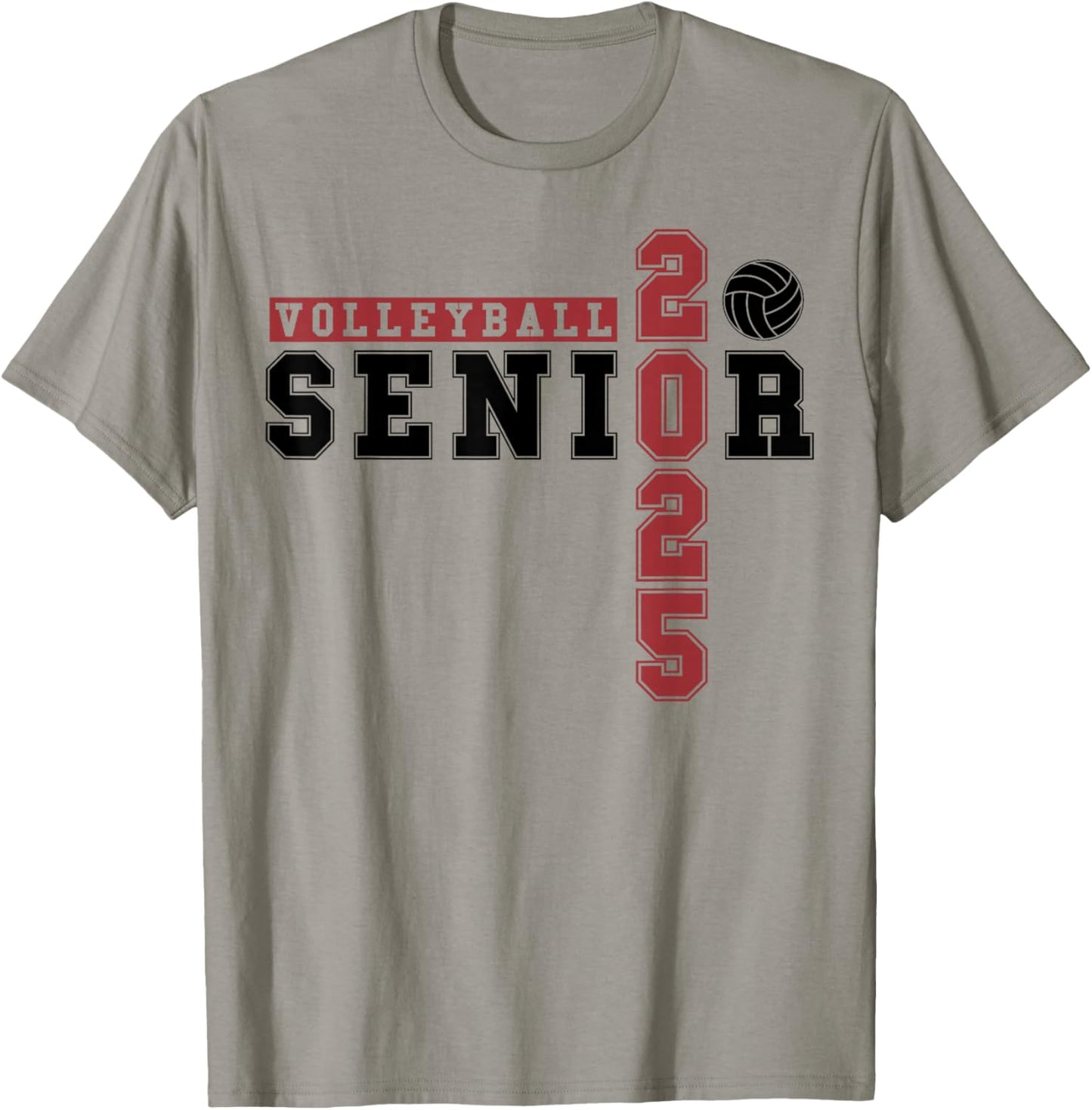 Volleyball Senior Night Volleyball Senior 2025 Graduation 35 T-Shirt - T-Shirt | Sand