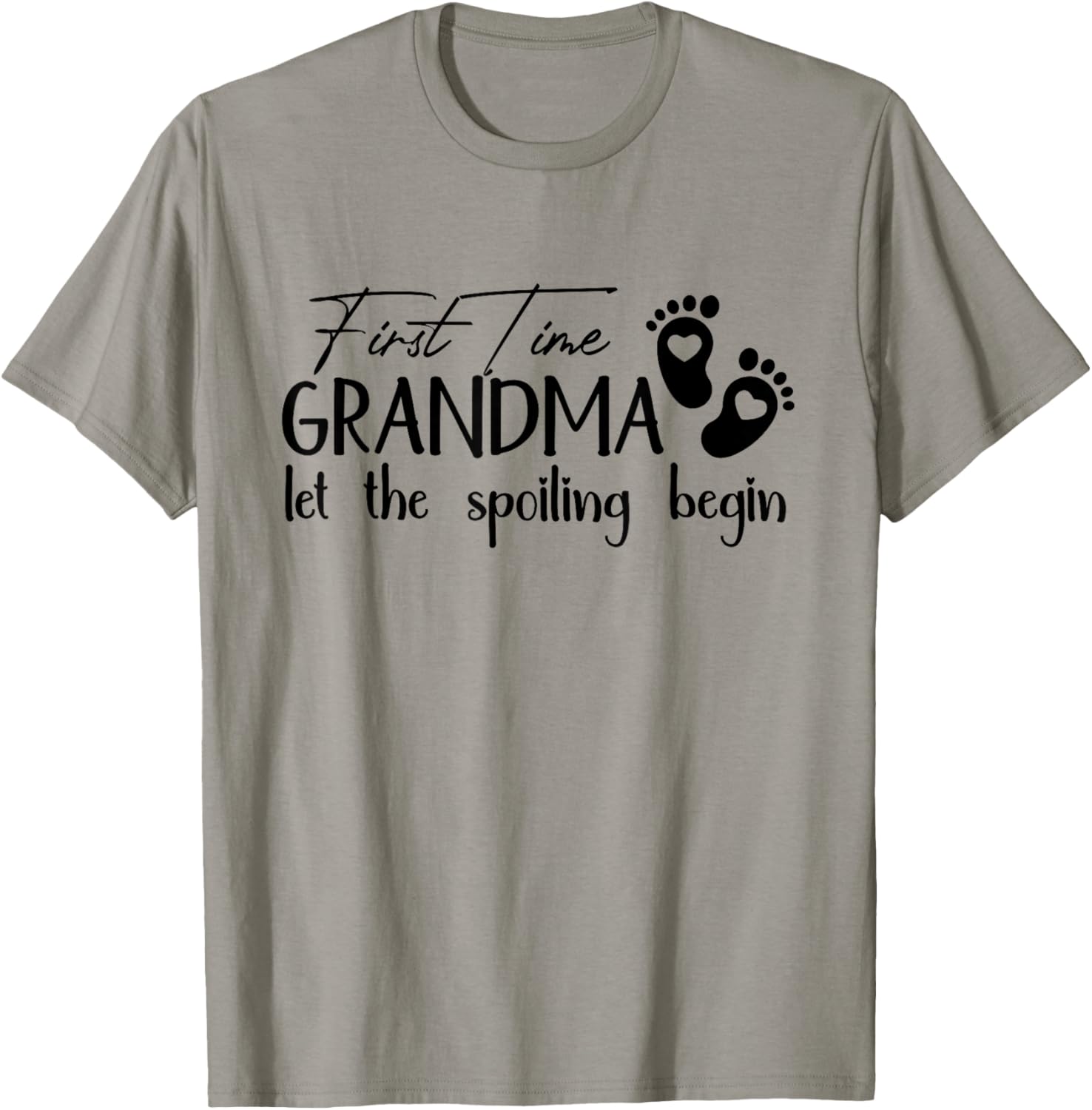 First Time Grandma Let The Spoiling Begin Mother's Day 2026 T-Shirt - T-Shirt | Sand