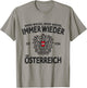 Immer Wieder Österreich Wappen Adler Spruch T-Shirt - T-Shirt | Sand