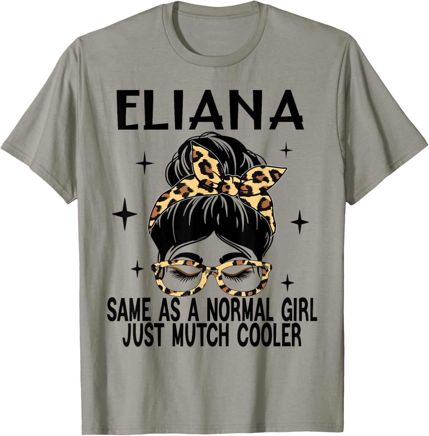 SwiftStyle Apparel ELIANA Costume Cute Definition Personalized Name ELIANA , Small, Grey T-Shirt - T-Shirt | Sand