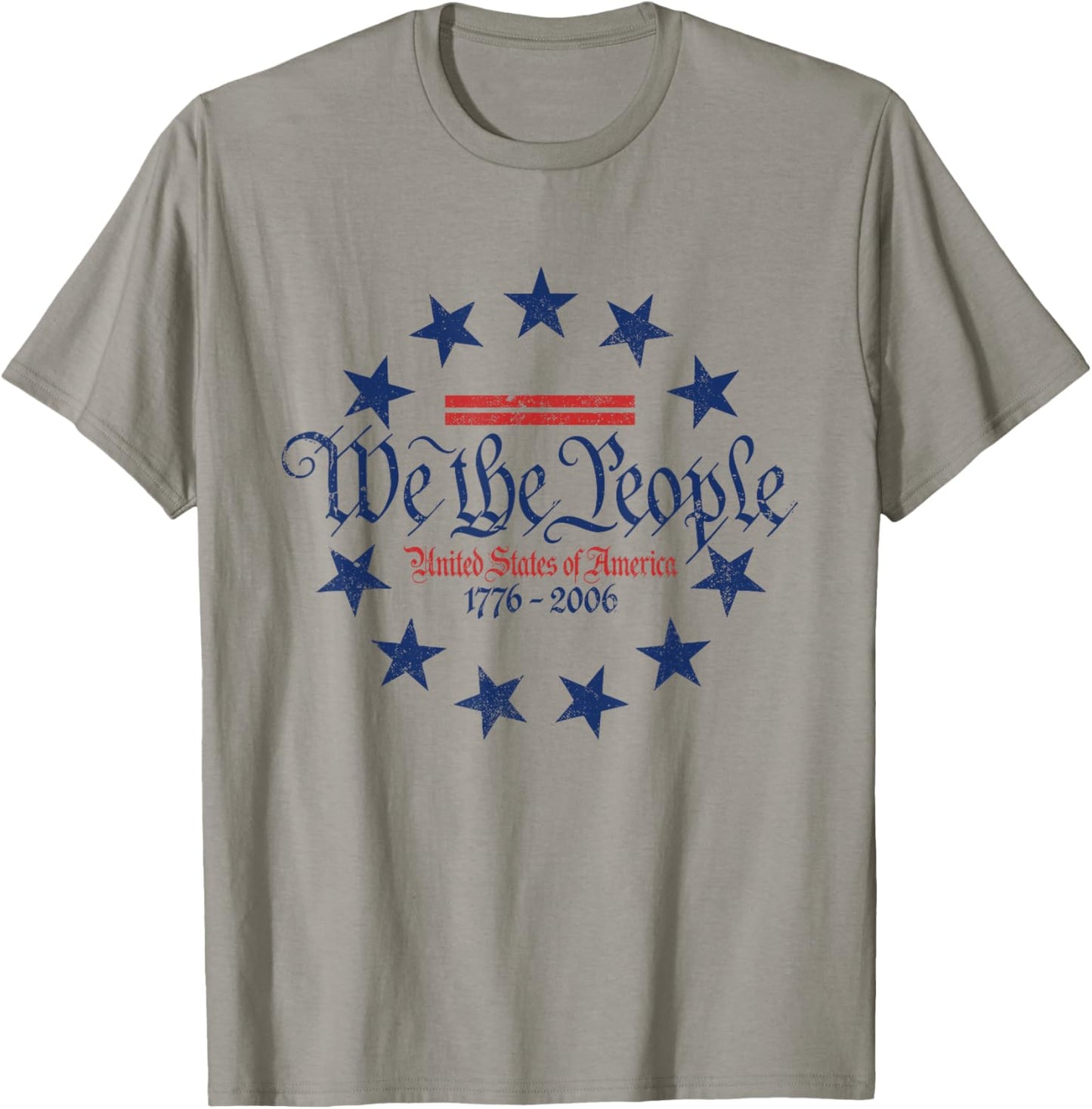 We The People US American Flag 250 Years 1776-2026 T-Shirt - T-Shirt | Sand