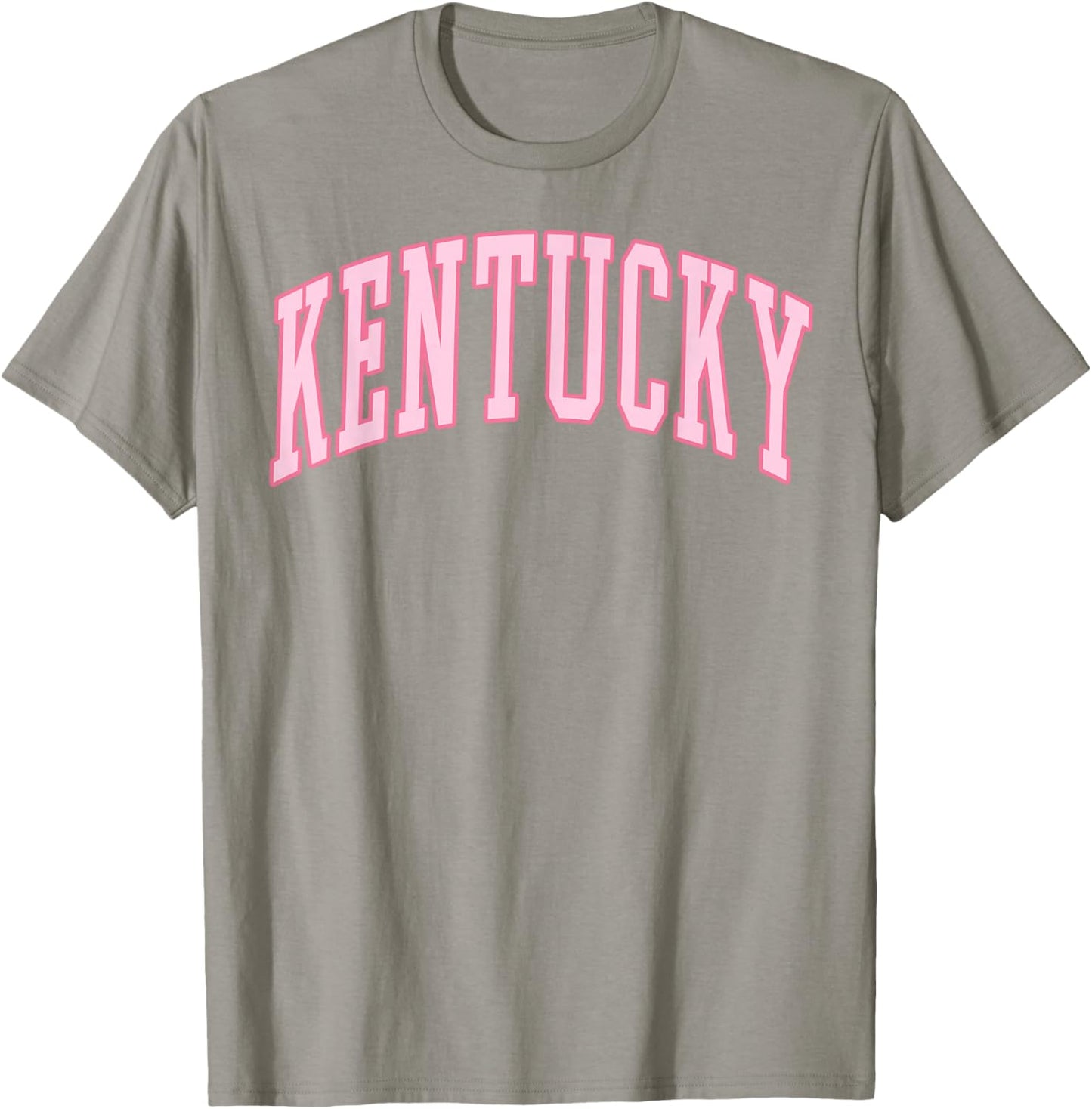 Kentucky Vintage Preppy Varsity Pink Sports T-Shirt - T-Shirt | Sand