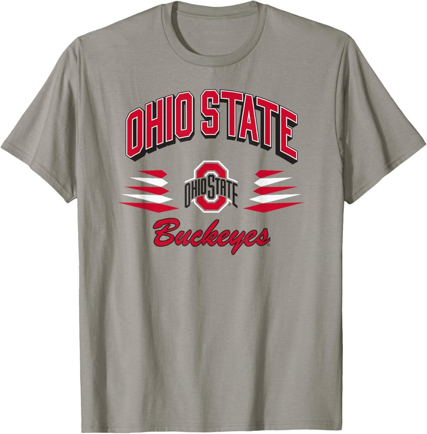 Ohio State Buckeyes Diamond Gray Officially Licensed T-Shirt - T-Shirt | Sand