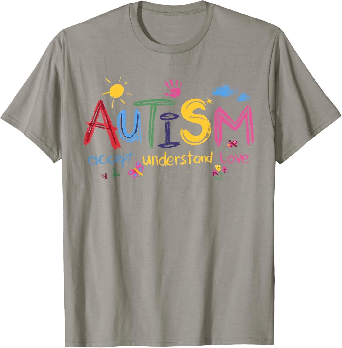 Autism Accept Understand Love Brushstroke Women T-Shirt - T-Shirt | Sand