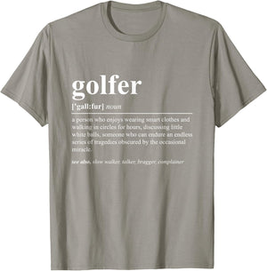 Golfer Definition Funny Golf T-Shirt - T-Shirt | Sand