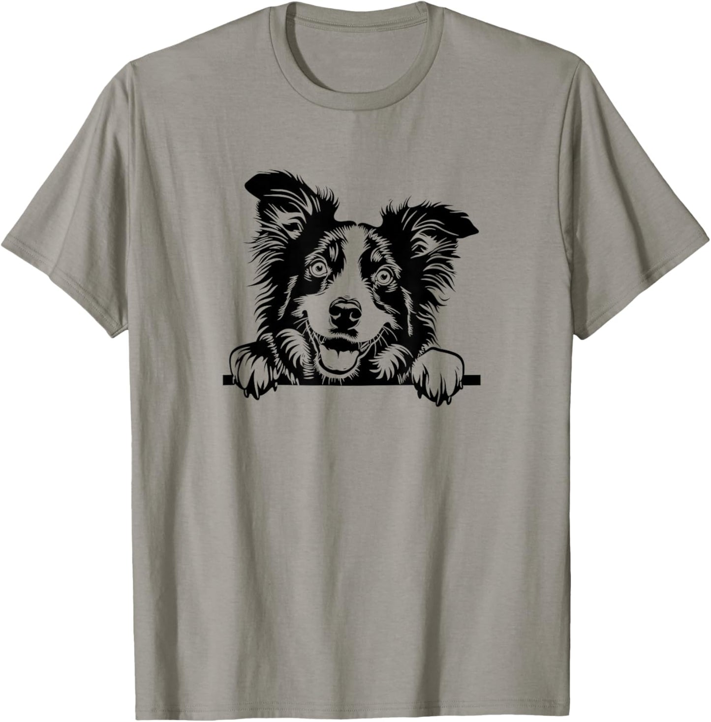 Cute Funny Retro Vintage Logo Happy Aussie Dog Lover T-Shirt - T-Shirt | Sand