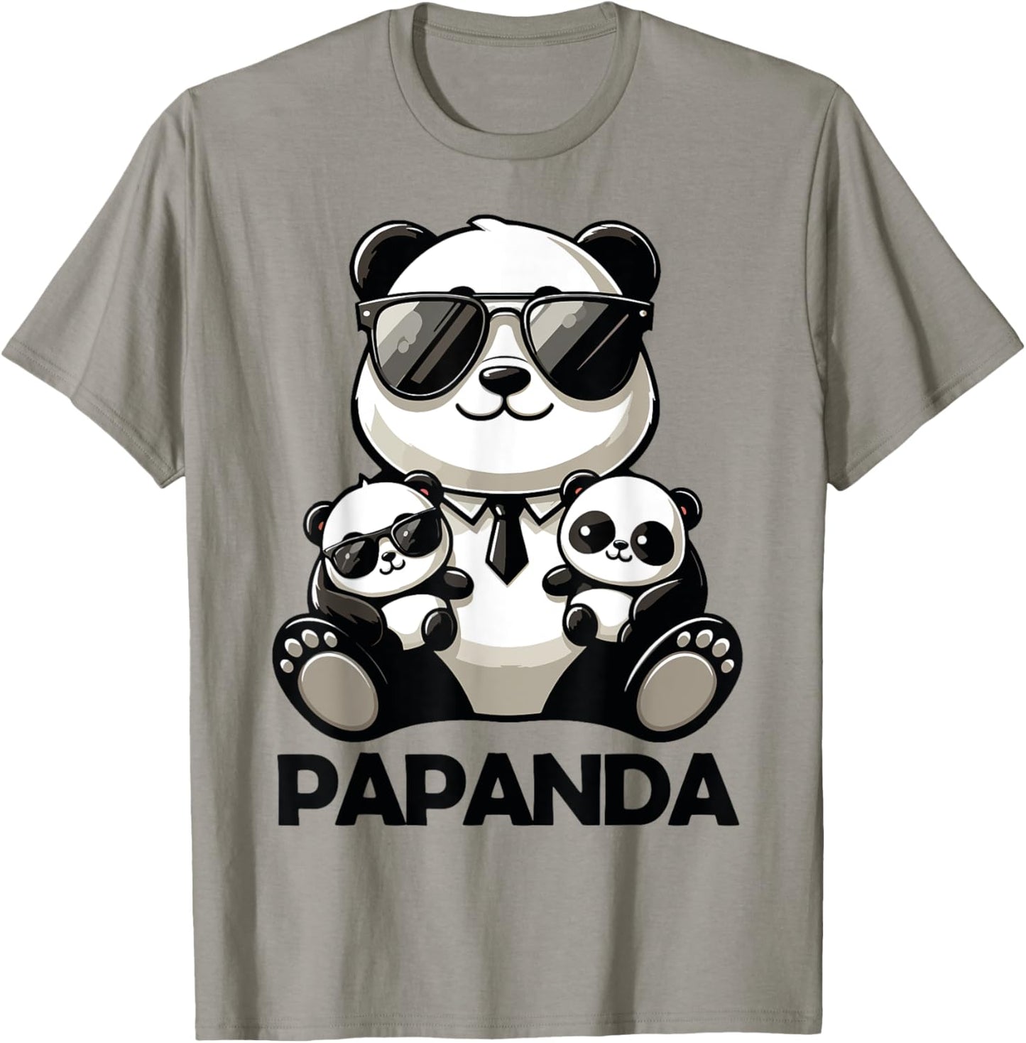 Funny Dad Papa Quotes for Father's Day Father Panda Papanda T-Shirt - T-Shirt | Sand