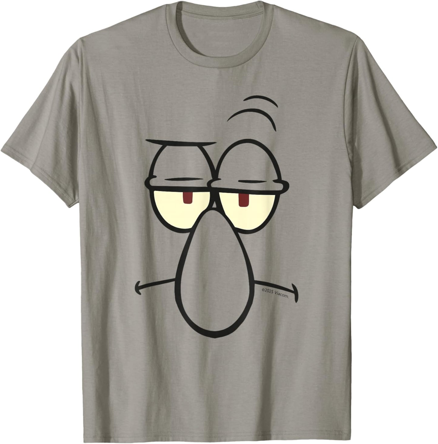 Sponge Bob Squidward Face T-Shirt - T-Shirt | Sand