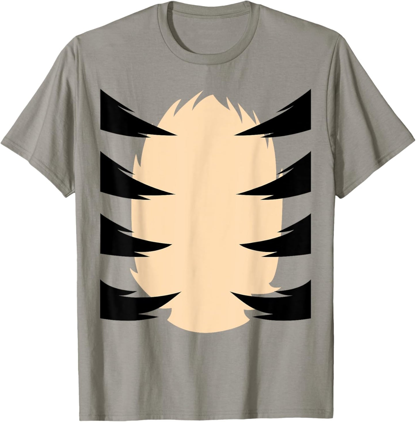 Tiger Stripes DIY Halloween Costume Tiger Belly Orange Tiger T-Shirt - T-Shirt | Sand