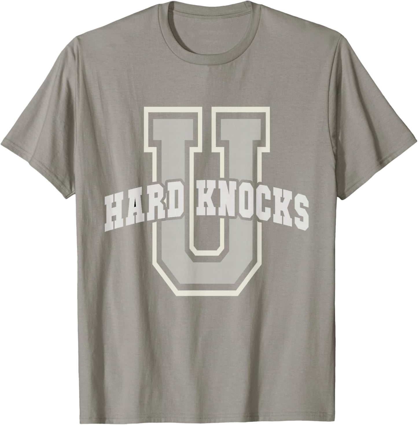 Funny UNIVERSITY of HARD KNOCKS College Entrepreneur School T-Shirt - T-Shirt | Sand