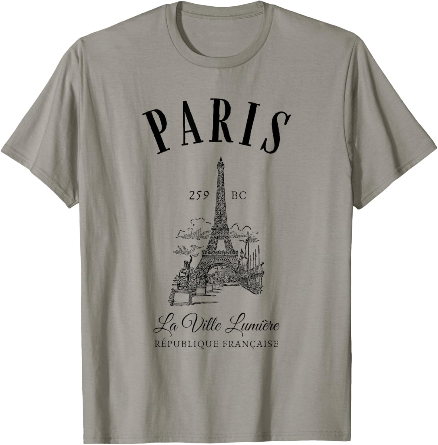 France Paris Eiffel Tower T-Shirt - T-Shirt | Sand