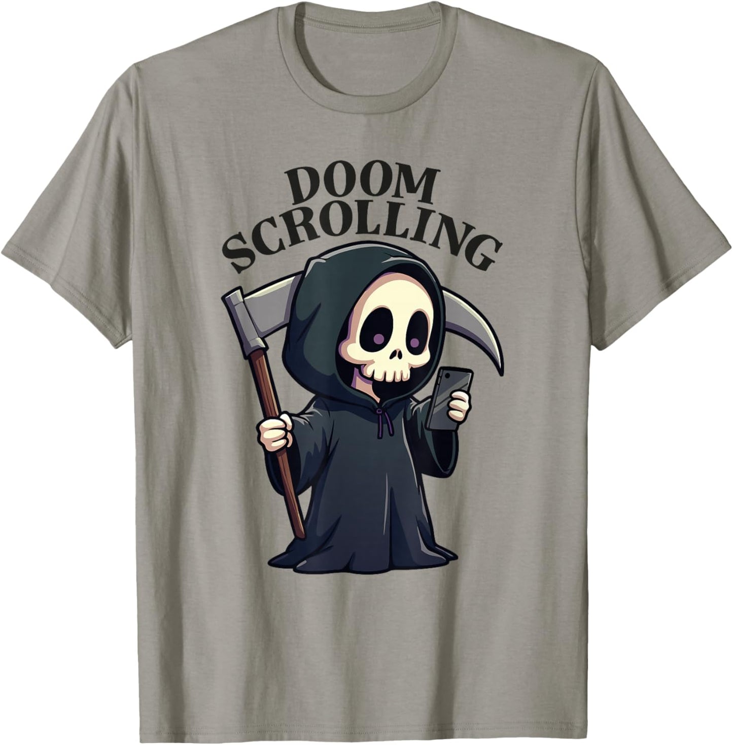 Doom Scrolling T-Shirt - T-Shirt | Sand
