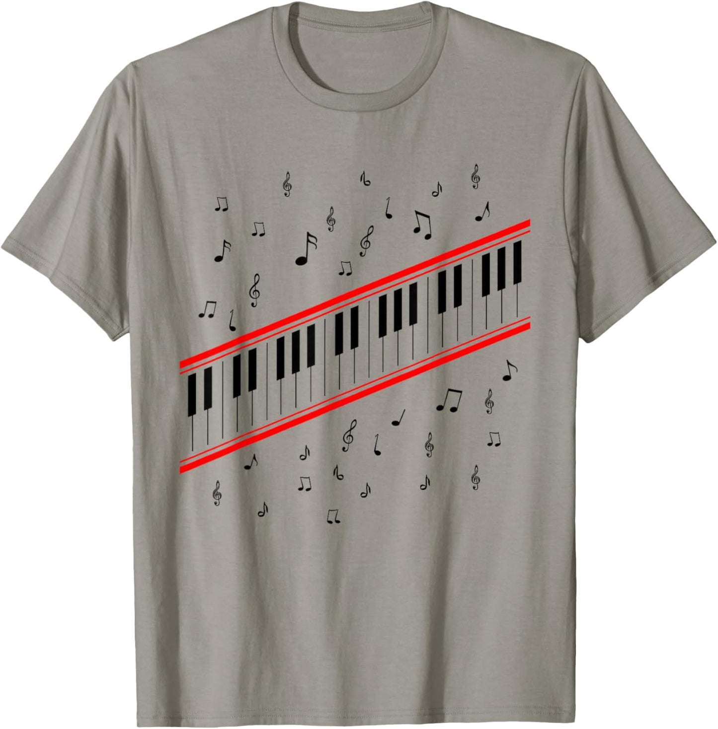Piano T-Shirt - T-Shirt | Sand