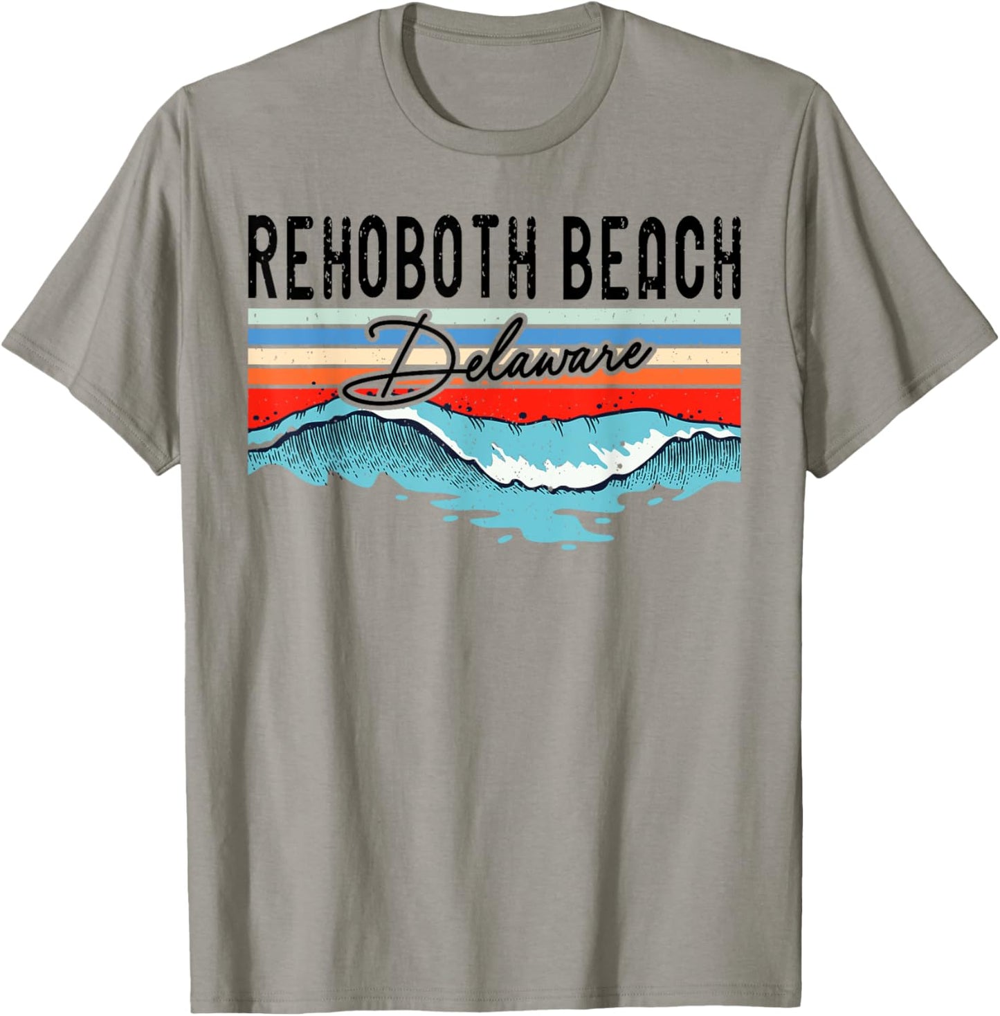 Retro Rehoboth Beach Delaware Surfer Surfboarder Women Kids T-Shirt - T-Shirt | Sand