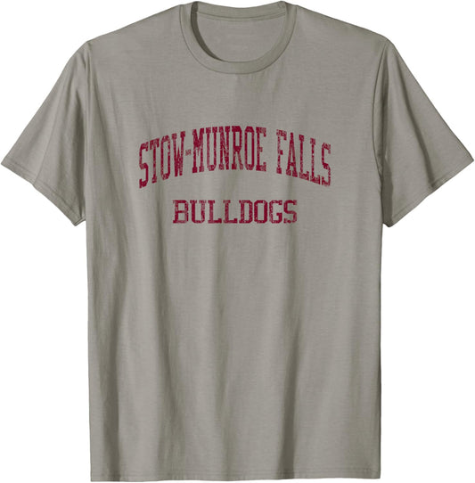 Stow-Munroe Falls High School HS Stow OH Vintage Sports T-Shirt - T-Shirt | Sand