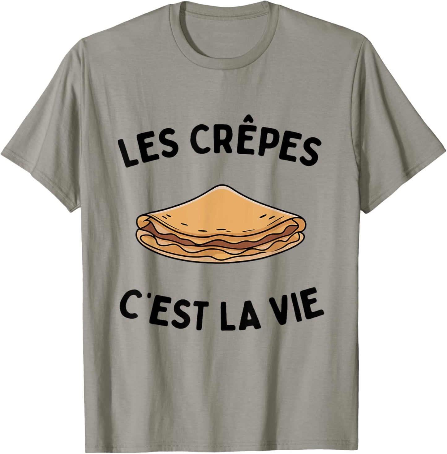 Les Crêpes C'est La Vie Funny Funny Kitchen Sweet Salty T-Shirt - T-Shirt | Sand